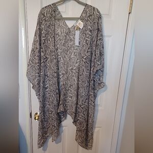 BCBGeneration Printed Sheer Kimono